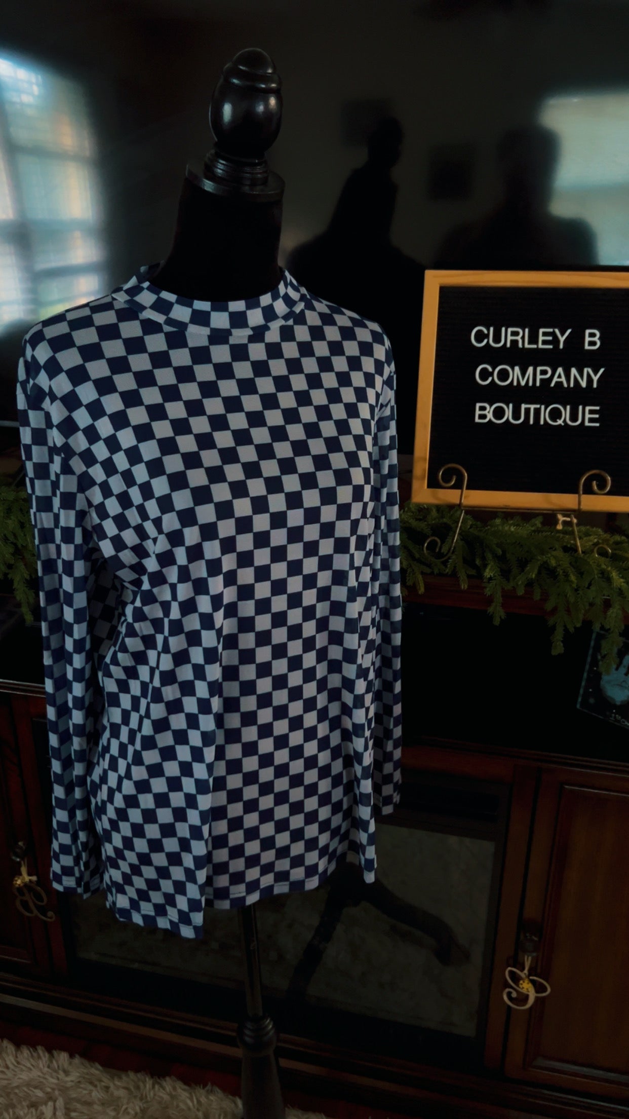 Checker Mesh Top